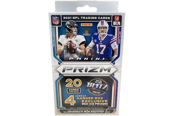 2021 Panini Prizm NFL Football Hanger Box Red Ice Exclusive