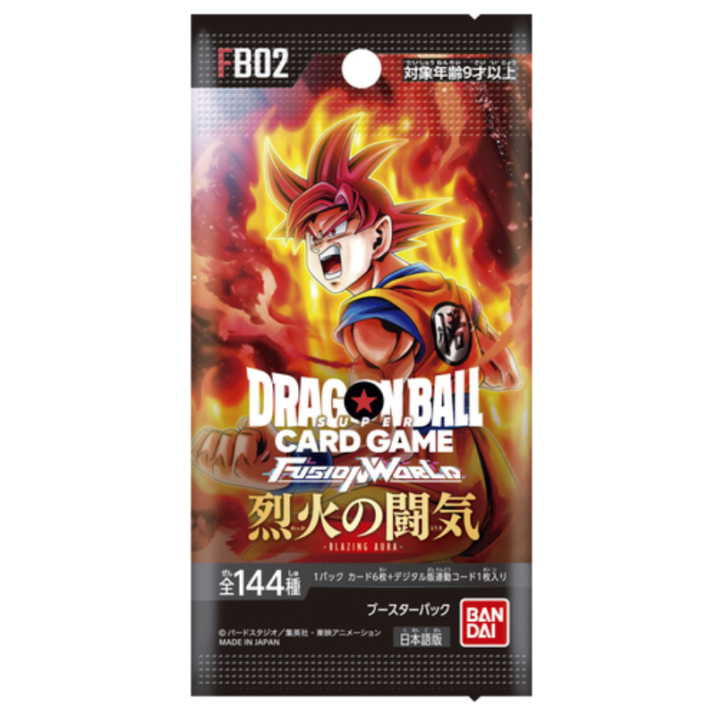 Bandai Dragon Ball Super Fusion World Fb02 Blazing Aura Jp Cards Live Opening @Socaltcg Card Games