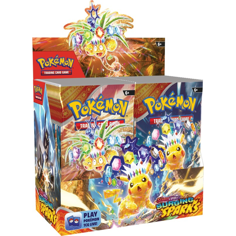 Pokemon English SV08 Surging Sparks Booster CARDS LIVE OPENING